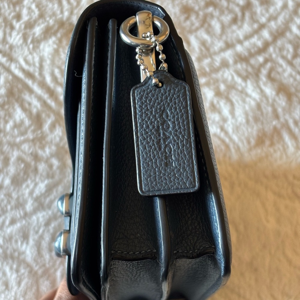 Coach Tabby 26 in Denim/Silver with Leather Wrapped “C” - Picture 4 of 13